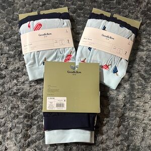 Goodfellow & Co Men's Boxer Briefs - Light Blue and Navy